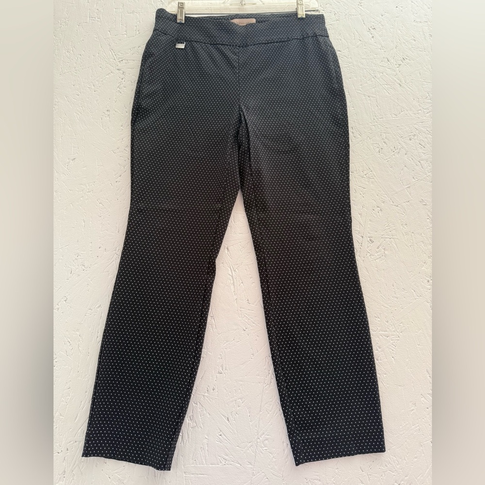Philosophy Black and White Polka Dot Design Size Medium Pull-On Trousers Pockets